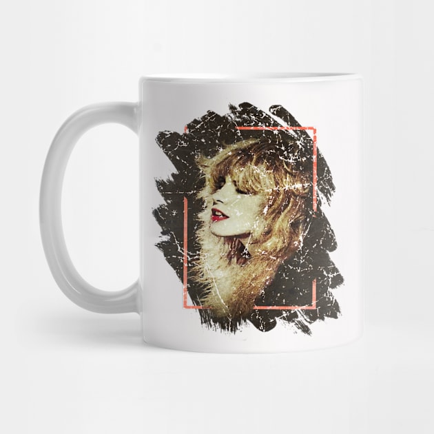 Stevie Nicks-Brush Frame Retro by Hursed